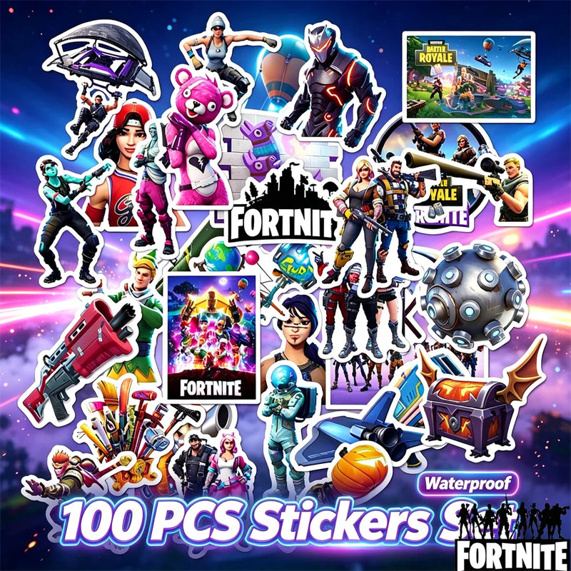 Original Fortnite Game Stickers Waterproof Vinyl Decals - View 10 | SAMAG