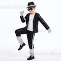 Halloween Coplay outfit for Show Performance Party Michael Jackson Celebrity Birthday Carnival Billie Jean Pop Star MJ costume