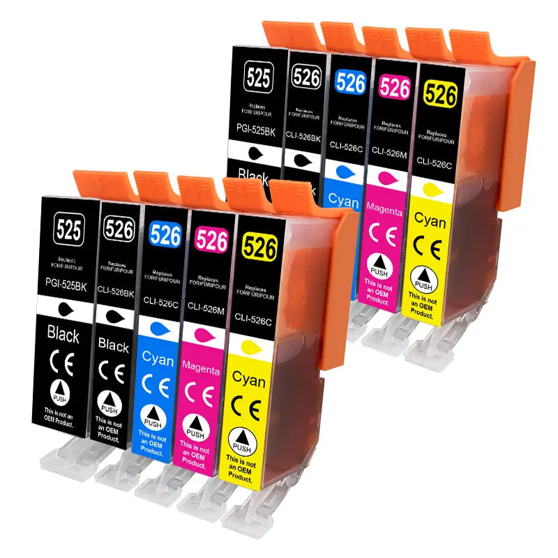 525 526XL Ink Cartridge For Canon PGI-525 CLI-526 XL Compatible PIXMA iP4850 iP4950 MG5150 MG5250 MG6150 MG8150 MG5350 Printer