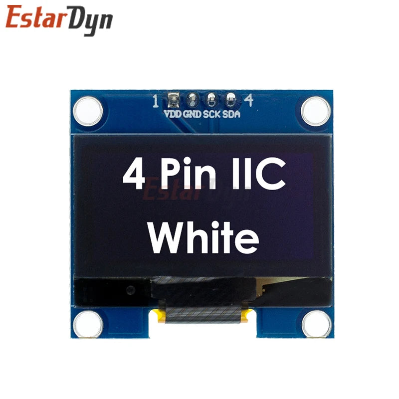 EstarDyn 1.3" OLED Display Module White Blue Color Drive Chip SH1106 128X64 1.3 Inch LCD LED IIC I2C Communicate For Arduino