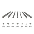 Tungsten Steel Angle Cutter Engraving Knives Jewelry Pneumatic Graver Accessories Spatula Triangle Metal Blades DIY Making Tools