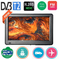 LEADSTAR Rechargeable D6 6 Inch 800*480 Portable Mini Tv With DVB-T2 ATSC ISDBT FM ATV USB Battery Pocket tv Watch Any Where