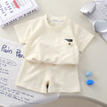 Summer Kids Waffle Knit Set Short Sleeve T - Shirt - View 8 | SAMAG