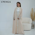 Luxury Floral Lace Abaya for Women Formal Wedding Evening | SAMAG