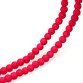 OlingArt Rubber Glass Beads High 6MM Quality 100PCS/Lot Candy Color Neon Matte Loose Handmade DIY Jewelry Making Bracelet