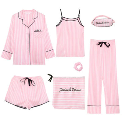 Spring Autumn Silk Elegant Women Pajamas Print Shorts | SAMAG