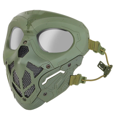 Tactical Skull Full Face Mask Airsoft Paintball Headgear | SAMAG