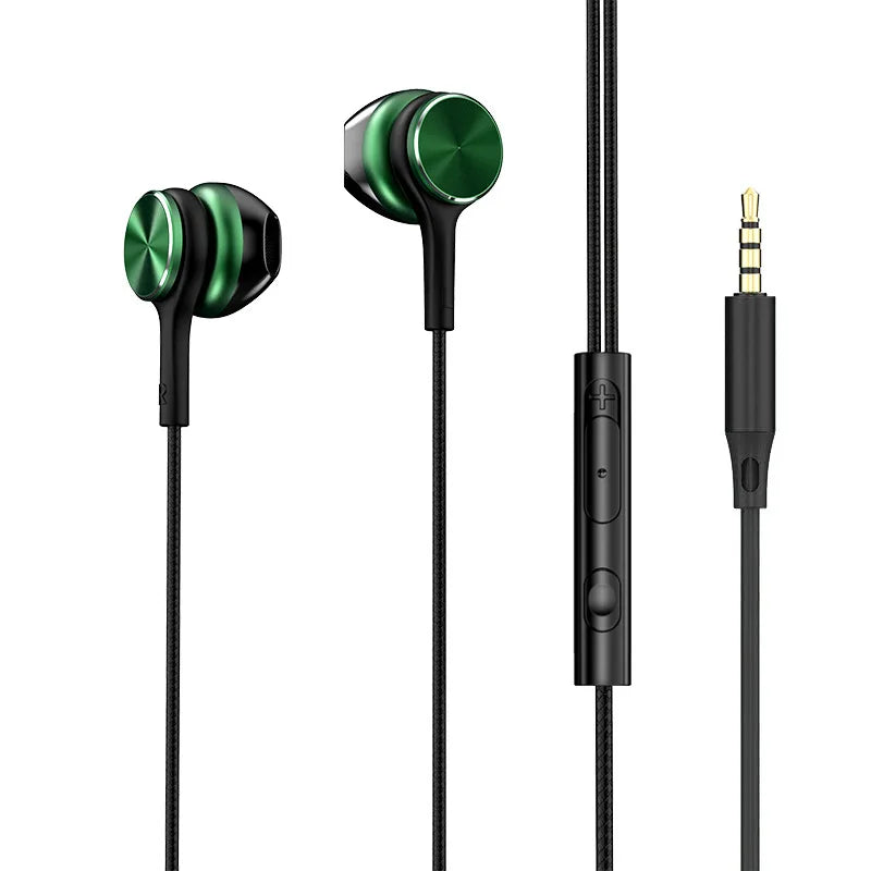 Type C Wired Headphones HiFi Stereo Volume Control Headset With HD Mic 3.5mm Earphones For Samsung Galaxy  iPhone 17 16 Earbud