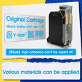 Yhan 2588 compatible quick-dry ink cartridge 12.7mm print height universal for unencrypted handheld printer