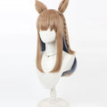 Uma Musume: Pretty Derby Cosplay Almond Eye Wig Halloween anime party heat-resistant synthetic light brown wig