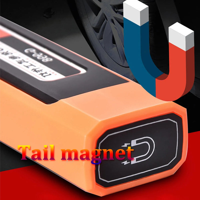 1-10PCS Powerful LED Work Light with Magnet Lighting Flashlight Car Garage Mechanic Lamp USB Charging COB Emergency Warning Ligh