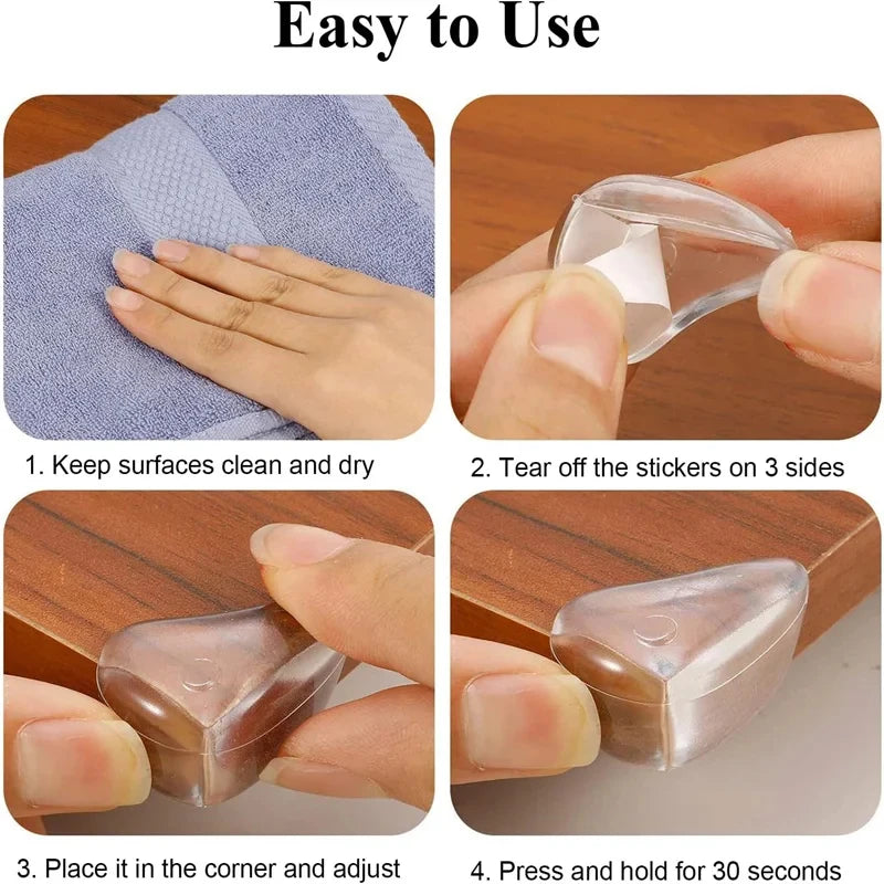 2/4/6pcs Table Corner Protectors For Baby Furniture Corner Guards Clear Children Anti Collision Edge Guards Baby Safety Table