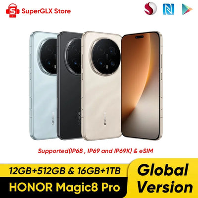 Global Version HONOR Magic8 Pro 5G Smartphone Snapdragon | SAMAG