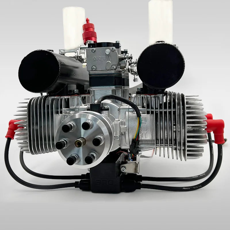 DLE400 Electric Start RC Engine 400W Power with 14V DC Output Air-Cooled High Power Generator for Giant Scale Models