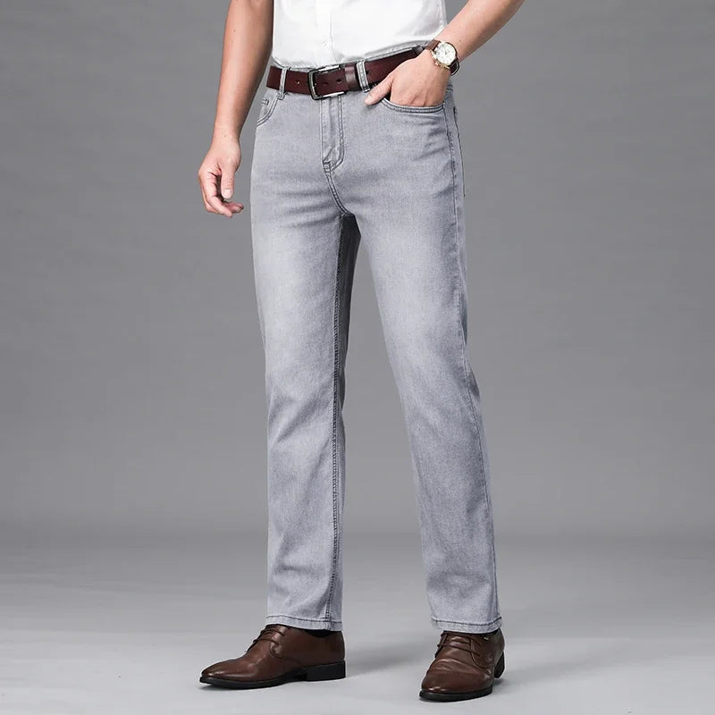 Men's Fashion Jeans Cotton Summer Thin Comfortable | SAMAG