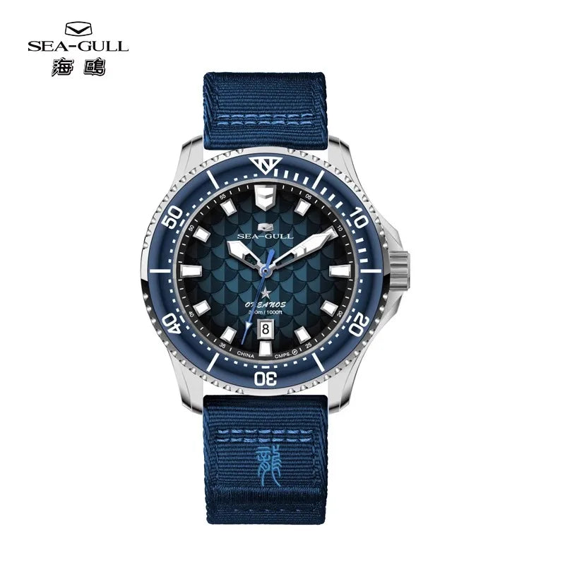 Seagull King of the Dragon Men's Watches Automatic Mechanical Watch Sports Diver 300M Waterproof - Visuel 10 | SAMAG