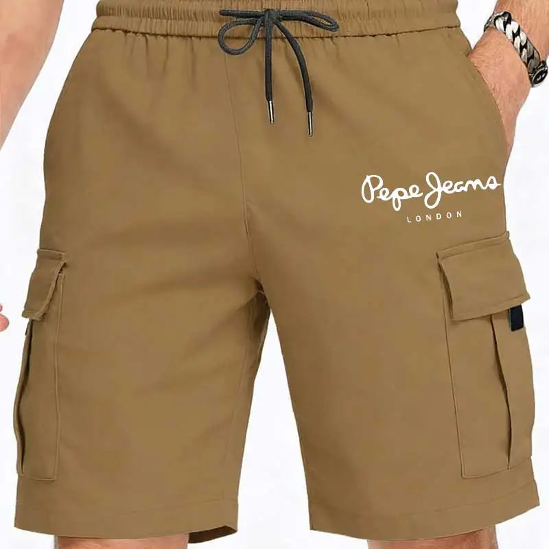Men's Cargo Shorts Summer Letter Print Casual for Outdoor | SAMAG