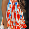 Plus size women's spring and summer fresh and fashionable halter neck off-shoulder solid color  elegant urban  vest  suspender 。