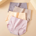 4Pcs Women'S Cotton Panties High Waist Body Shaper Underwear Plus Size M-5XL Sexy Ladies Briefs Breathable Solid Female Lingerie