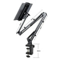 2PCS Wide Compatibility Metal Tablet Bracket, Adjustable Rotation Holder for iPad Series and Android Tablets