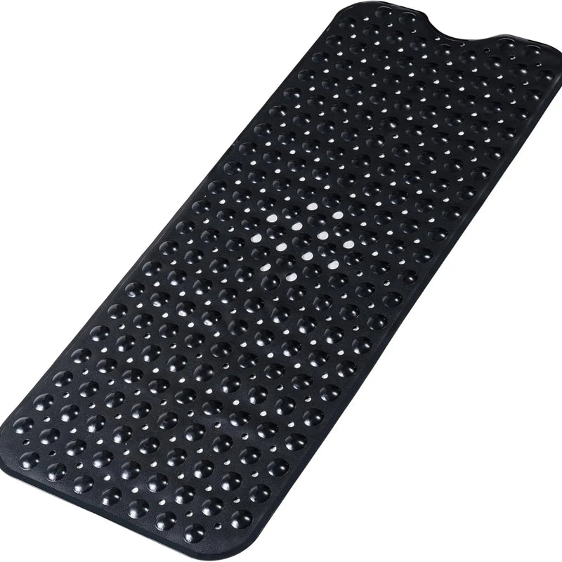 1pc Cartoon Extra Long Bathtub Mat 40x100cm Non Slip Bath Mat for Bathroom Tubs Shower Mats with Suction Cups & Drain Holes