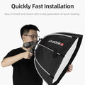 TRIOPO K3 Series K3-55 K3-65 K3-90 K3-120 Quick Release Softbox Folding Octagon Softbox for Photography Studio