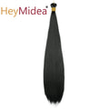 22-28Inch Straight Pony Hair Bundles Crochet Braids Hair Silky Colorful Synthetic Braiding Hair Ombre Synthetic Hair For Women