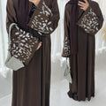 Turkey Emboridery Abaya for Women Dress Morocco Dubai Islam Vestidos Eid Muslim Arab Long Robe Ramadan Kaftan Abayas Jalabiya