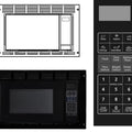 25L Built in Stainless Steel Microwave Oven With Mirror Glass Door for DMB90-25LBSGU-H3B