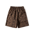 Summer Leopard Print Short-Sleeved Shorts Suit Men'S | SAMAG