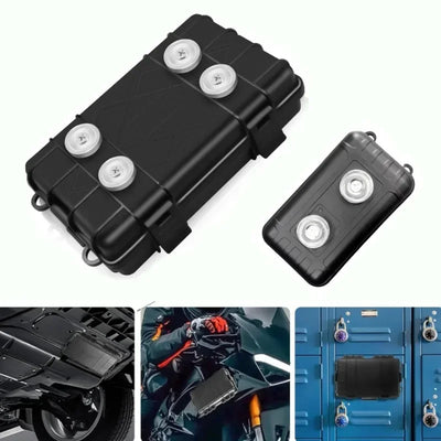 Upgraded Car Bottom Hidden Magnetic Key Box Waterproof Multi - function Storage Accessories GPS Locator | SAMAG