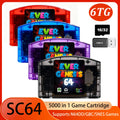 SC64 5000 in 1 N64 Game Cartridge Open Source Flash Card 16GB/32GB Free TF Card For Nintendo 64 Support N64DD/SNES/GBC Games