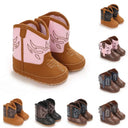0-18M Infant Baby Autumn Winter Short Boots Soft Cotton Material Rubber Sole Warm Casual Walking Boots