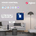 BSEED Zigbee Smart Switch 1/2/3Gang Sensor Switch Function Part Only Alexa Tuya Smart Home Control App 1/2/3Way No Neutral Wire