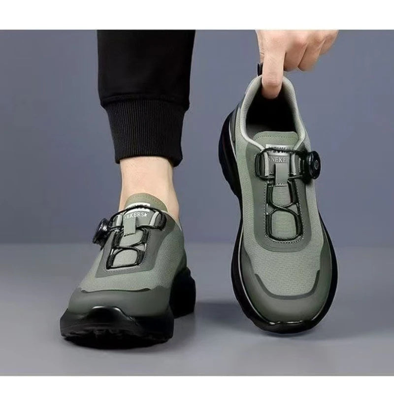 Outdoor Men's Sneakers  Spring Summer Thick Soled Sports Shoes Men's Hiking Daddy Shoes Casual Footwear for Men Tenis Masculino