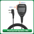 Baofeng Walkie Talkie Speaker Microphone Waterproof PTT Mic For UV-5R UV-16 UV-13 UV-21 UV17 Two Way Radio QuanSheng UV-K5 UV-K6