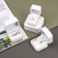 PU Jewelry Storage Box for Proposal Wedding Necklace Earring Ring Box Display Gift Box Fashion Jewelry Accessory Wholesale