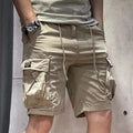 Splicing Cargo Knee Shorts Men Sports Casual Bermuda | SAMAG