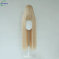 Very High Quality 600g 68 Colors 40 Inch 100cm Long Straight Cosplay Wig With Bangs Heat Resistant Hair Anime Wigs + Wig Cap