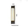 Waterproof Outdoor Wall Lamp LED Stailess steel Wall Lighting IP65 Garden Light Villa porch Sconce Light 110V 220V Sconce Lumina