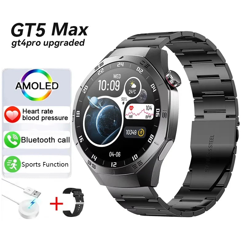 LAXASFIT Smart Watch 2026 New Bluetooth Call Fitness Tracking Music Playback Health Monitoring Smartwatch For Men Women