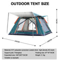 Goture Portable Automatic Pop Up Beach Tent, UV - View 2 | SAMAG