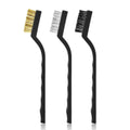 3PCS Hard Bristles Brush 3D Printer Nozzle Cleaner Tool Copper/Nylon/Steel Wire Cleaning Brushes for Ender-3/3 Pro Cr10S