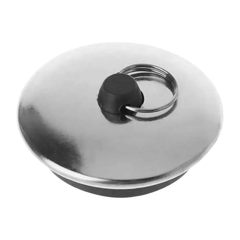 1Pcs Stainless Steel Bath Plug Kitchen Bathroom Accessory Rubber Drain Stopper Water Easy to Use Bath Tub Caps