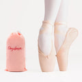 Women Ballet Pointe Shoes Professional Girls Satin Pink Ballerina Shoes With Silicone Toe Pad Kids Girls Ballet Shoes