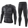 Men's Tactical Tight Fitting Seamless Thermal Underwear Outdoor Sports Function Breathable Training Design Cycling Thermal Suit