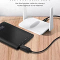 WiFi Power Bank Cable - USB to DC 5V/12V Boost Converter Cord for Router/Modem/Speaker, Portable Charging Adapter