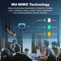 Kebidumei 1300Mbps USB3.0 WiFi Adapter Dual Band 2.4G/5GHz Wireless Network Card Dongle Receiver - Visuel 4 | SAMAG