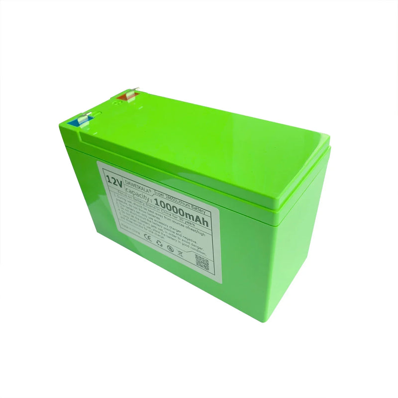 12v Battery 10000mAh 18650 lithium battery pack built-in 20A BMS electric toy car battery LED lighting