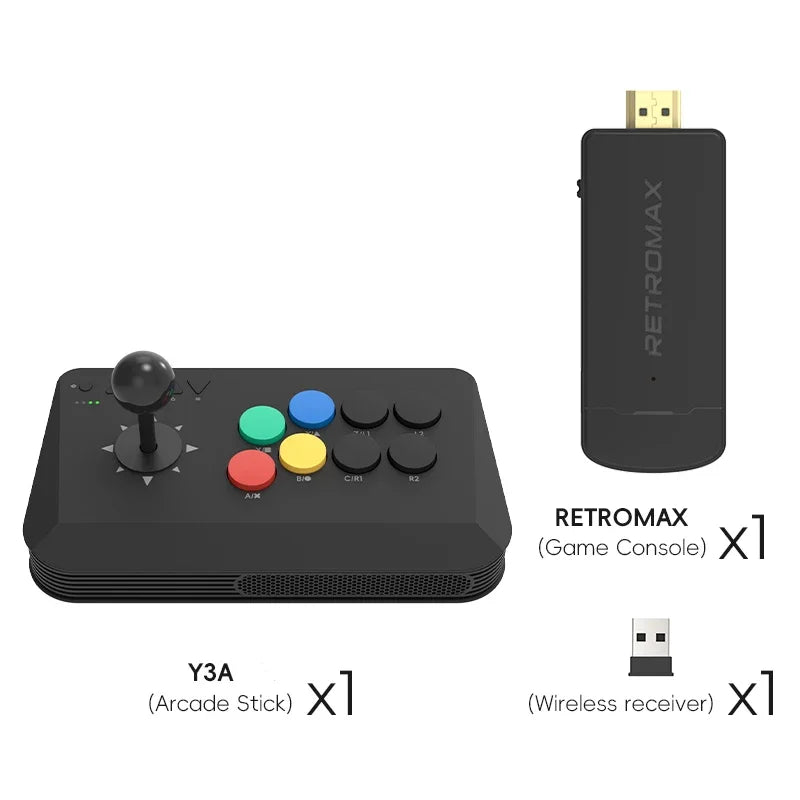 DATA FROG Arcade Fight Stick Joystick Universal for Windows TV Box Retro Games Street Fighter M8 Multi System Support